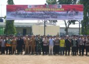Kawal Pengamanan Pilkades serentak di Lampung, TNI-Polri Gelar Apel Serpas