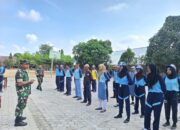 Prajurit Koramil 411-09 SS Latih PBB di SMK