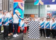 Pj Gubernur Agus Fatoni Lepas Ribuan Peserta Jalan Sehat HUT KORPRI