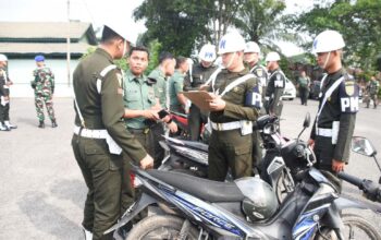 Denpom II/4 Palembang Gelar Sosialisasi Ops Gaktib dan Yustisi 2024