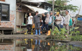 900 Warga Terdampak Banjir di Kawasan Keramasan Palembang Segera Diberi Bantuan