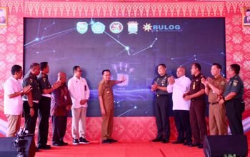 Pj Gubernur Launching Gerakan Pengendalian Inflasi Serentak Se-Sumsel (GPISS)