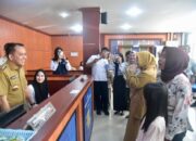 Pj Gubernur Sumsel Sidak ASN dan Pelayanan Samsat