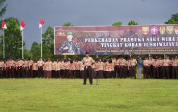Lestarikan Alam, 4.557 Pramuka Saka Wira Kartika Ikuti Perkemahan Kodam II/Swj