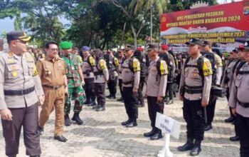 Amankan 3.029 TPS, Polres Lampung Selatan Terjunkan 754 Personel Gabungan