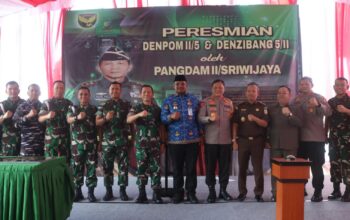 Mayjen TNI Yanuar Adil Resmikan 2 Satuan Baru di Jajaran Kodam II Sriwijaya