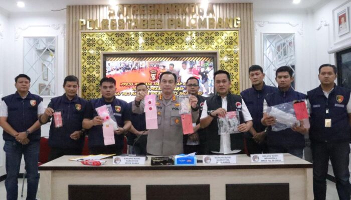 Operasi Pekat 2024 Polrestabes Palembang, Sita Lebih Setengah Kilogram Sabu, Bekuk 27 Pelaku Narkoba