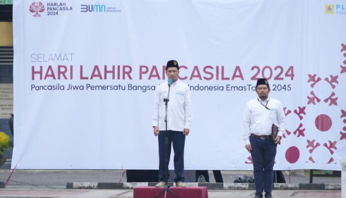 PLN Indonesia Power UBP Keramasan Gelar Upacara Peringatan Hari Lahir Pancasila 2024