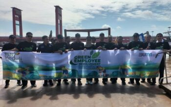 Peduli Lingkungan, PLN IP UBP Keramasan Gandeng Komunitas Bersihkan Kampung Kapitan