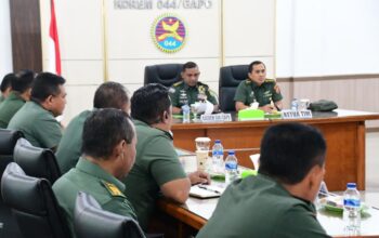 Korem 044/Gapo Menerima Kunjungan Tim Audit Itjen TNI 