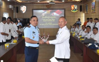 Komandan Lanud SMH Palembang Terima Kunjungan Kerja Tim OTS Wantannas RI