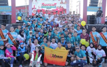 PJ Walikota Damenta Optimis Ampera Tourism Run 2024 Dongkrak Perekonomian di Palembang