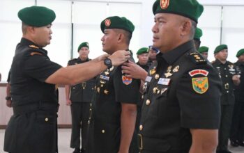 Pimpin Sertijab Dandim 0406 Lubuk Linggau, Ini Pesan Danrem 044 Gapo