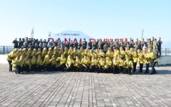 Momen Puncak Peringatan HUT ke-43 Korem 044/Gapo di Pantai Bidadari