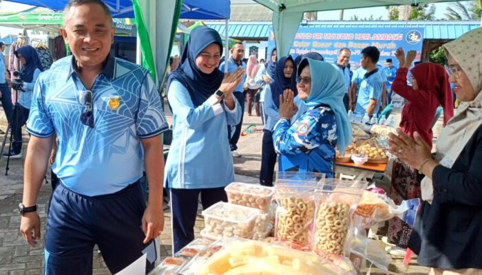 Pasar Murah Lanud SMH Palembang Peringati HUT ke-79 TNI AU, Warga: Kami Sangat Terbantu