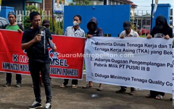 K MAKI Minta Disnakertrans Sumsel Perketat Pengawasan Pengerjaan Proyek Pabrik lll B PT Pusri, Minim Tenaga QC