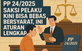 Saksi Pelaku Kini Bisa Bebas Bersyarat, Ini Aturan Lengkapnya