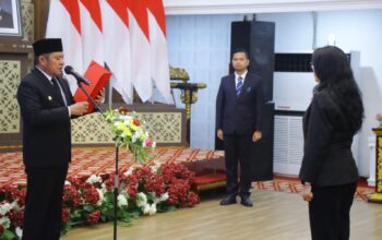 Gubernur Sumsel Tekankan Kolaborasi Strategis dalam Pengukuhan Kepala BKN