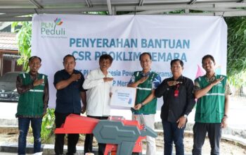 PLN Indonesia Power UBP Keramasan Dukung Program Proklim Cemara melalui Bantuan Mesin Pencacah Rumput Elektrik
