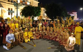 Kemegahan Budaya Palembang Memukau Malioboro dalam Parade JKPI 2025
