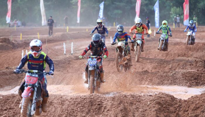 Sejarah Baru Otomotif Sumsel, 169 Crosser Adu Cepat di Sirkuit Permanen JSC