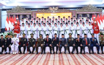 Gubernur Herman Deru Kukuhkan 50 Paskibraka Sumsel, Tugas Sakral di HUT RI ke-80 Menanti