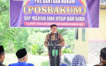 Sumsel Pelopor Posbakum, Herman Deru Minta Tak Hanya Jadi Formalitas