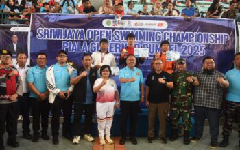 Sriwijaya Open 2025 Resmi Dibuka, Wagub Sumsel Dorong Lahirnya Bibit Atlet Renang Berprestasi