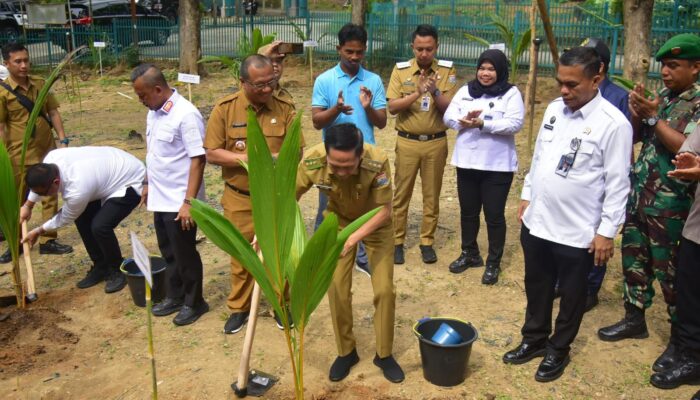 360 Ribu Bibit Kelapa Ditanam Serentak, Palembang Ambil Bagian