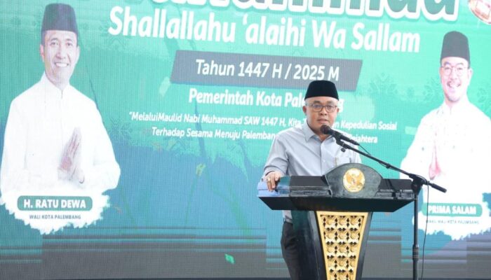 Peringatan Maulid Nabi, Sekda Palembang Dorong Penguatan Ukhuwah dan Kepedulian Sosial