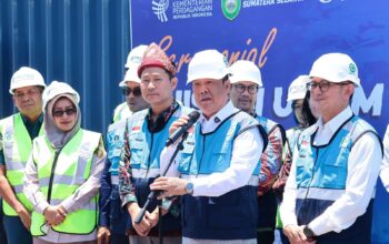 Wagub Sumsel Cik Ujang Lepas Ekspor Perdana Kerupuk dan Gula Aren ke Taiwan