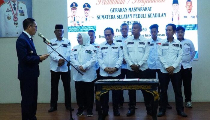 Wali Kota Ratu Dewa Kukuhkan GMS2PK, Dorong Sinergi Membangun Palembang Berkeadilan