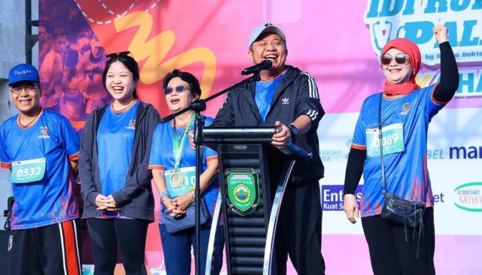 Ribuan Peserta Meriahkan IDI Run Palembang 2025, Herman Deru Ajak Warga Hidup Sehat