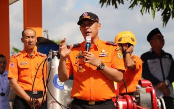 BPBD Muba Terima Kunjungan Edukatif SDIT Annuriyah, Marko: Anak-Anak Harus Tahu Apa yang Harus Dilakukan Saat Bencana