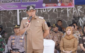 Penataan PKL di Pagar Alam Dimulai, Wali Kota Tekankan Etika dan Dialog