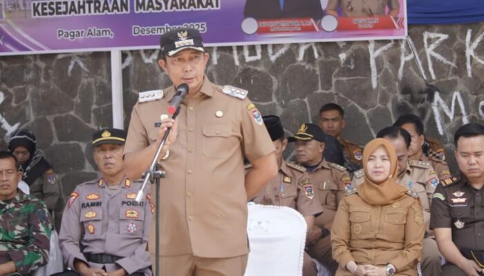 Penataan PKL di Pagar Alam Dimulai, Wali Kota Tekankan Etika dan Dialog