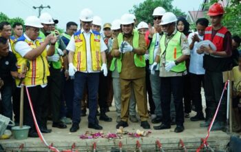 Groundbreaking Jalan Muara Padang–Muara Sugihan, Banyuasin Percepat Konektivitas Pesisir