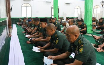 Solidaritas TNI: Korem 044/Gapo Gelar Doa untuk Korban Banjir dan Longsor Sumatera