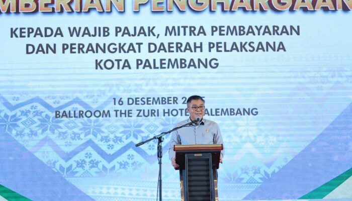 Pemkot Palembang Beri Apresiasi Wajib Pajak, Capaian Pendapatan Daerah Baru 80,5 Persen