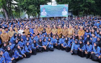 Pengakuan Negara untuk Pekerja Lapangan, Ratu Dewa Resmikan 2.037 PPPK Paruh Waktu Palembang