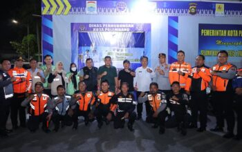 Sekda Aprizal Hasyim Cek Posko Nataru 2025–2026, Palembang Maksimalkan Pengamanan di Jalur Vital