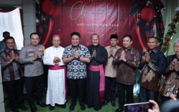 Safari Natal 2025 Gubernur Herman Deru di Palembang, Perkuat Pesan Toleransi dan Zero Konflik