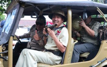 Parade Kendaraan Klasik Warnai Peringatan Pertempuran Lima Hari Lima Malam di Palembang