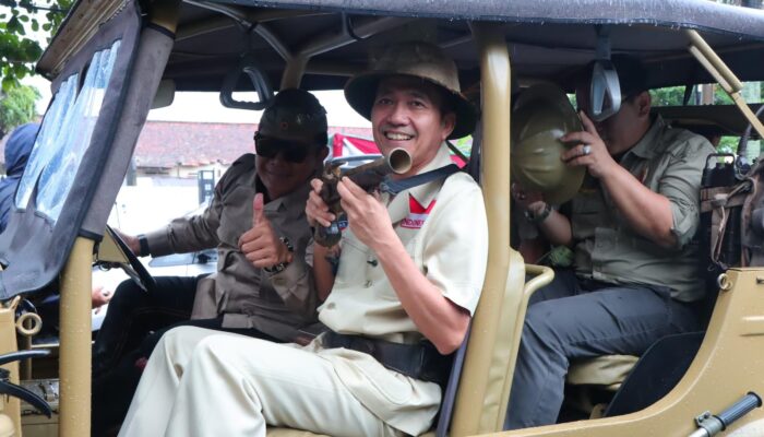 Parade Kendaraan Klasik Warnai Peringatan Pertempuran Lima Hari Lima Malam di Palembang