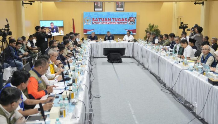 Rakor di Aceh, DPR Lepas Eksekusi Pemulihan Pascabencana ke Satgas Pemerintah