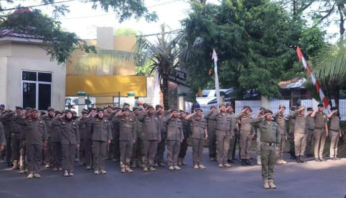 Satpol PP Dijaga Satpam? Logika APBD Kota Palembang Dipertanyakan