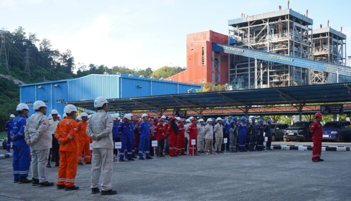 PLN Indonesia Power UBP Teluk Sirih Gelar Apel Bulan K3 Nasional Tahun 2026