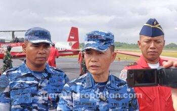 Jelang Tampil di Singapore Airshow 2026, Jupiter Aerobatic Team TNI AU Sapa Warga Palembang