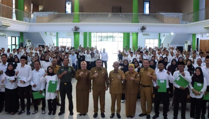 Ketua RT/RW se-Kecamatan SU II Komitmen Jaga Integritas, BPJS Ketenagakerjaan Diserahkan