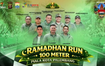 Malam Minggu di Palembang Makin Seru, Final Ramadhan Run 100 Meter Digelar